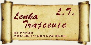 Lenka Trajčević vizit kartica